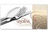 G260 Geschenkgutschein Multicolor zum Falten / Restaurant Gasthaus Gastronomie Gastro Gasthof