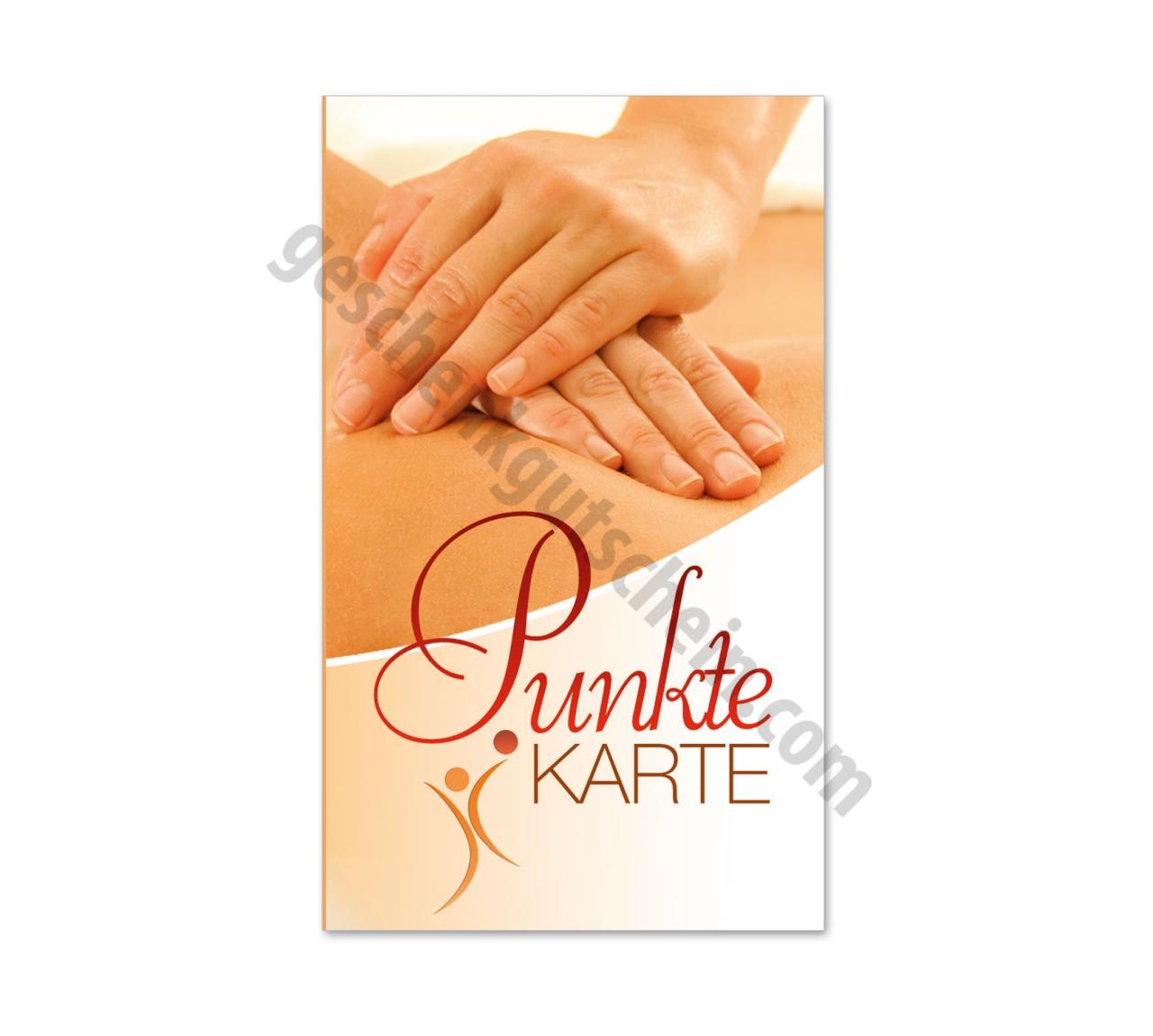 MA464 Punktekarte 10FD | Geschenkgutschein.com - Mit den schönsten