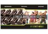 FI203 Geschenkgutschein Multicolor zum Falten / Fitness Fitnesscenter Fitnessstudio