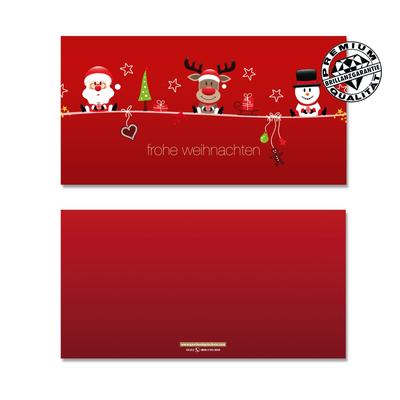Weihnachtskarten Karten für Unternehmen drucken lassen XK232 für Weihnachten Weihnachtsfest xmas X-mas Weihnachtsmotiv Weihnachtsgutschein
