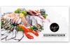 FK201 Geschenkgutschein Multicolor zum Falten / Fisch Fischwaren Meeresfrüchte FK201 Geschenkgutschein Multicolor zum Falten / Fisch Fischwaren Meeresfrüchte