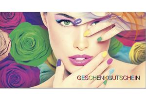 Gutscheinkarte Geschenkgutscheine geschenkgutscheine.com bestellen Klappkarten pos-hauer KS248 Nailart Nagelstudio Findernagelstudio Fingernägel Nageldesign