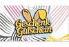 U292 Geschenkgutschein Multicolor zum Falten / Ostern U292 Geschenkgutschein Multicolor zum Falten / Ostern
