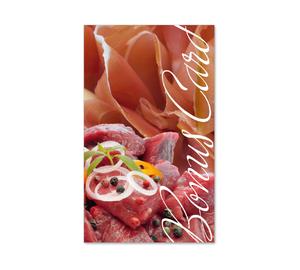 Kundenkarte Kundenkarten Kundenbindung Bonuskarte Treuepass M560 Metzgerei Fleischer Fleischhauerei Fleisch und Wurst Fleisch und Wurstwaren