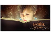 Gutscheinkarte Geschenkgutscheine geschenkgutscheine.com bestellen Klappkarten pos-hauer BU223 Bücherei Buchladen Buchhandelsgesellschaft Buchhandel Buchhandlung Buchgutschein