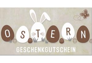 Gutschein mit Oster-Motiv