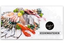 Gutschein mit Motiv Fisch Fischwaren Meeresfrüchte