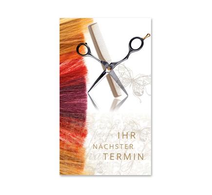 Terminkärtchen Terminblöcke Terminkarte Termintreue Friseurgeschäft Friseursalon Friseur