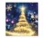 Quadratische Geschenkgutscheine mit Weihnachtsmotiv