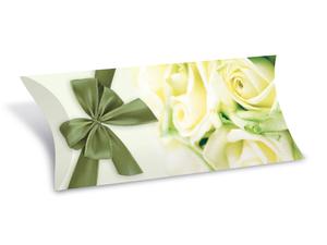 Gutscheinverpackung Gutschein-Box Blumenmotiv Schleife