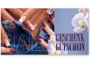 Multicolor Geschenkgutschein Gutscheinvordrucke Gutschein bestellen pos KS260 Nailart Nagelstudio Findernagelstudio Fingernägel Nageldesign