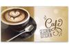G2025 Geschenkgutschein Multicolor zum Falten / Café Caféhaus Kaffeehaus Kaffee