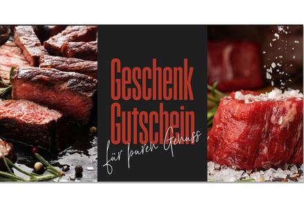 Gutschein Metzgerei Fleisch Wurst Steak