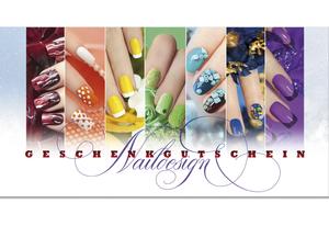 Gutschein Geschenkgutscheine Geschenk Gutscheine für Kunden Druckerei blanko bestellen Karten hauer KS283 Nailart Nagelstudio Findernagelstudio Fingernägel Nageldesign