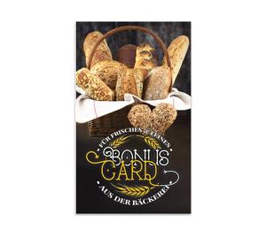 Bonus-Cards für Bäcker, Kundenbindung