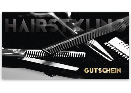 Gutscheinkarte Geschenkgutschein pos-hauer Friseurgutschein Friseurgeschäft Friseursalon Friseur