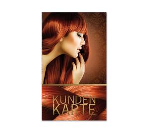 Kunden-Karte Kunden-Karten Kundencard Bonuskarten Kundenkarten K591 Friseurgutschein Friseurgeschäft Friseursalon Friseur hairstyling Frisör Coiffeur Haarstudio Coiffure Coifför