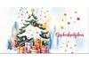 X2072 Geschenkgutschein Multicolor zum Falten / Weihnachten X2072 Geschenkgutschein Multicolor zum Falten / Weihnachten