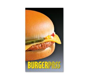 Kunden-Karte Kunden-Karten Kundencard Bonuskarten Kundenkarten Burgerpass G263 Pommes Döner Kebap Burger Hamburger