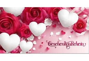 Faltgutscheine Valentinstag / Muttertag