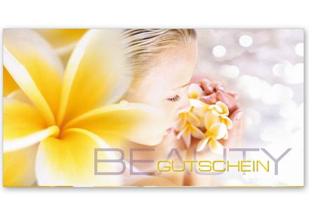 Gutscheinkarte Geschenkgutscheine geschenkgutscheine.com bestellen Klappkarten pos-hauer KS217 Kosmetikstudio Kosmetiksalon Kosmetik Kosmetiker Kosmetikgutschein