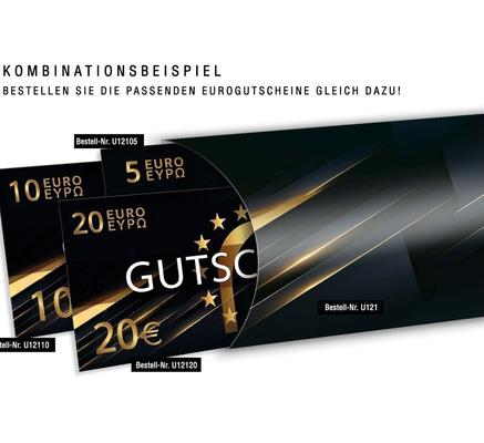 Gutscheinverpackung dreidimensional / Gutschein-Box: Passendes Zubehör