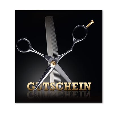 Gutschein bestellen Faltgutschein blanko Gutscheine Card Geschenkgutschein Vorlage Geschenkgutschein-shop K708 Friseurgutschein Friseurgeschäft Friseursalon Friseur hairstyling Frisör Coiffeur Haarstudio Coiffure Coifför