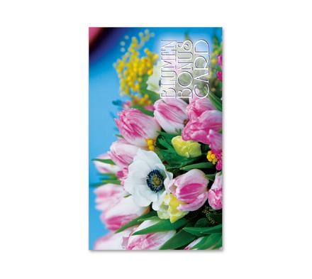 Kundenkarte Kundenkarten Kundenbindung Bonuskarte Treuepass BL65 Blumenhändler Blumenhandlung Blumen Blumengeschäft Blumengutschein