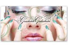 Gutscheinkarte Geschenkgutscheine geschenkgutscheine.com bestellen Klappkarten pos-hauer KS264 Nailart Nagelstudio Findernagelstudio Fingernägel Nageldesign