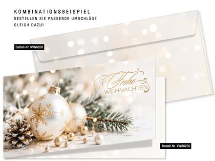 Weihnachtskarte DIN-lang: Passendes Zubehör