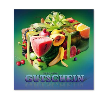 Gutschein Geschenkgutscheine Geschenk Gutscheine für Kunden Druckerei blanko bestellen Karten OG401 Obst und Gemüse