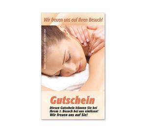 Weiterempfehlung Empfehlungskarte Kundengewinnung MA661 Massage Kosmetik Massagepraxis Massagegutschein Wellness Spa Kosmetikinstitut Naturheilkunde Physiotherapie