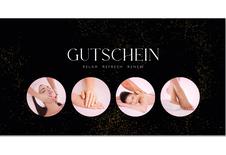 Gutschein Kosmetik zum Falten