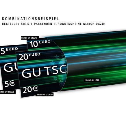 Gutscheinverpackung dreidimensional / Gutschein-Box: Passendes Zubehör