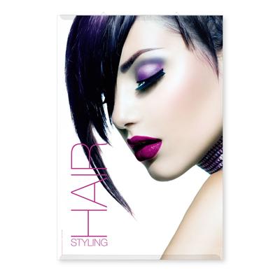 Poster K006-A1 Friseurgutschein Friseurgeschäft Friseursalon Friseur hairstyling Frisör Coiffeur Haarstudio Coiffure Coifför
