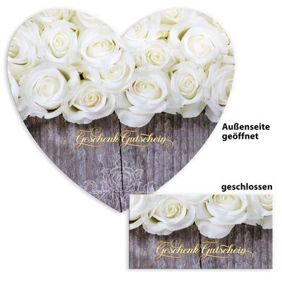 Geschenkgutschein Gutscheinvordrucke Gutschein bestellen Riesen Faltherz FH103 Muttertag Muttertagsgutschein 14. Februar Valentinstag