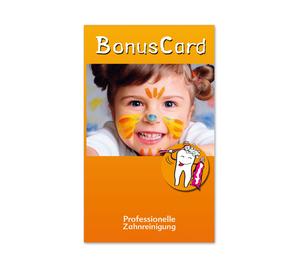 Kunden-Karte Kunden-Karten Kundencard Bonuskarten Kundenkarten ZA556 Zahnarzt Bleaching  Zahnbehandlung