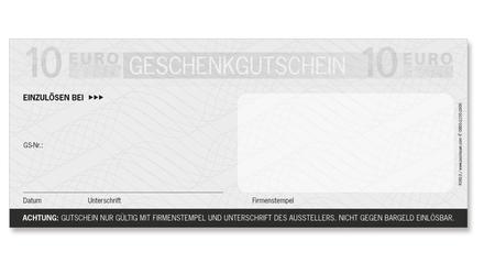 Euro-Box-Gutschein / Kosmetikstudio Kosmetiksalon Kosmetik: Rückseite