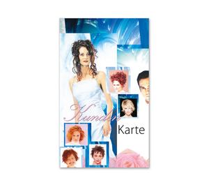 Kunden-Karte Kunden-Karten Kundencard Bonuskarten Kundenkarten K565 Friseurgutschein Friseurgeschäft Friseursalon Friseur hairstyling Frisör Coiffeur Haarstudio Coiffure Coifför