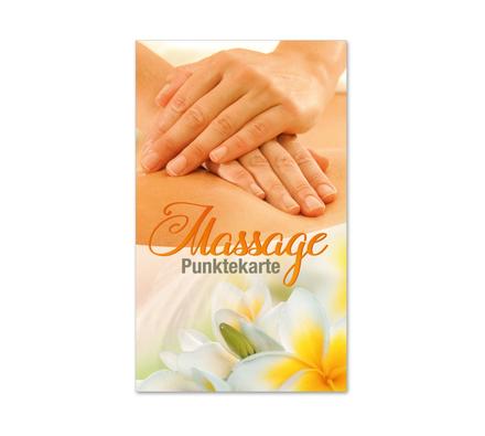 Punktekarte 10er Blöcke Abokarten Abo-Karte Kundenbindung MA465 Masseure Massagestudios Massage Massagen Massageinstitut Massagetherapie Massagegutschein