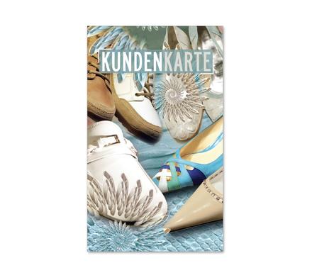 Kunden-Karte Kunden-Karten Kundencard Bonuskarten Kundenkarten SH570 Schuhe Schuhgeschäft Schuhwaren Schuhhandel Lederwaren Schuhmacher Schuhgutschein