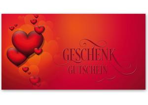 Gutschein Geschenkgutscheine Geschenk Gutscheine für Kunden Druckerei blanko bestellen Karten hauer U208 Muttertag Muttertagsgutschein 14. Februar Valentinstag