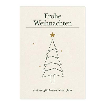 Weihnachtskarte / Postkarte: Vorderseite