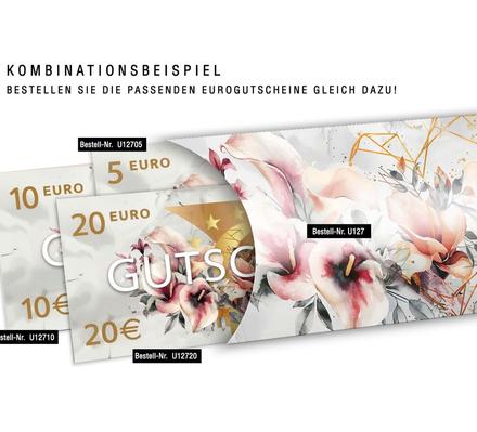 Gutscheinverpackung dreidimensional / Gutschein-Box: Passendes Zubehör