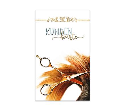 Kunden-Karte Bonuskarten Kundenkarten Friseurgeschäft Friseursalon Friseur Coiffeur Haarstudio Friseurbedarf
