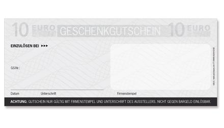 Euro-Box-Gutschein / Restaurant Gasthaus Gastronomie Gastro Gasthof: Rückseite