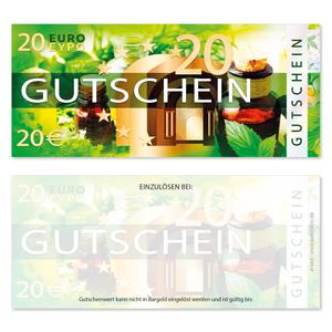 Wertgutscheine Apotheke mit festem Gutscheinbetrag