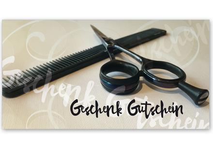 Gutscheinkarte Geschenkgutscheine pos-hauer K288 Friseurgutschein Friseurgeschäft Friseursalon Friseur hairstyling Frisör Coiffeur Haarstudio Coiffure Coifför