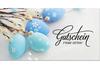 U2033 Geschenkgutschein Multicolor zum Falten / Ostern Osterfest
