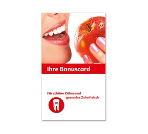 Kunden-Karte Kunden-Karten Kundencard Bonuskarten Kundenkarten ZA554 Zahnarzt Bleaching  Zahnbehandlung